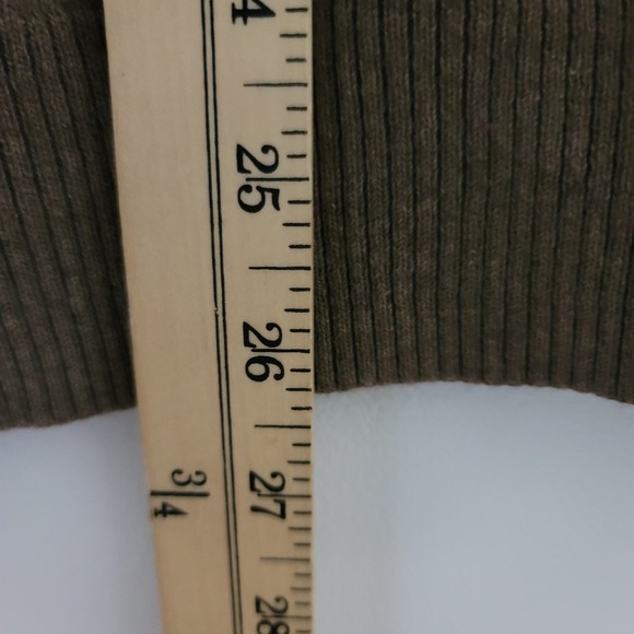 Jos. A. Bank Sweater M Brown Pima Cotton V-Neck Pullover Grandpa Academia Preppy - Picture 6 of 6